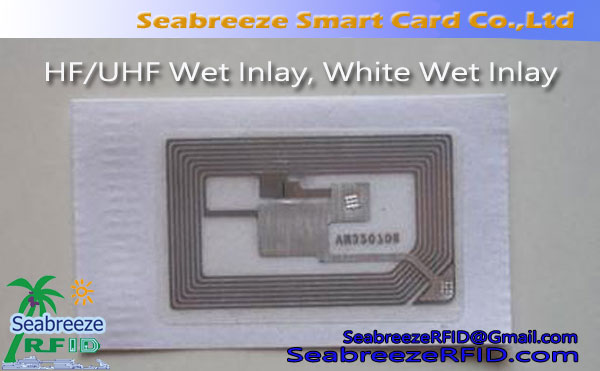 HF/UHF Wet Inlay, ສີຂາວປຽກ Inlay, Clear Wet Inlay