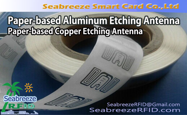 Antena de grabado de aluminio a base de papel, Antena de grabado de cobre a base de papel