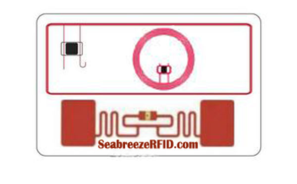 LF + HF + UHF Composite Taajuus Card, RFID Moniprotokollaominaisuudet Card