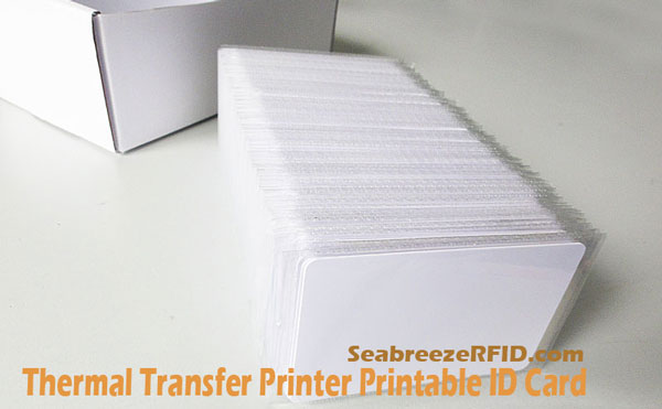 थर्मल ट्रान्सफर प्रिंटर प्रिंट करण्यायोग्य प्लास्टिक कार्ड