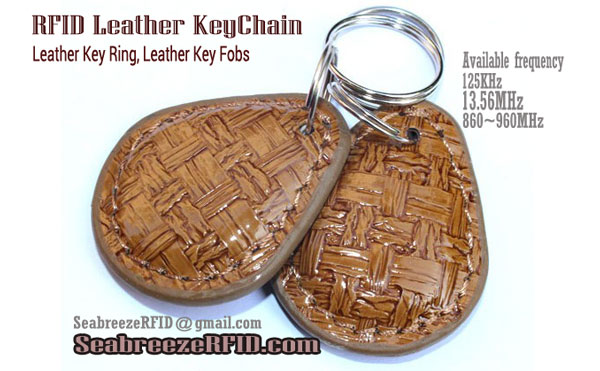 RFID Leather Key Chain, RFID Leather Key Ring, RFID Leather Key Fobs
