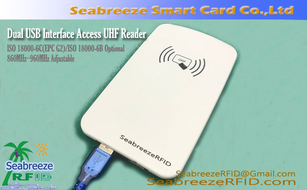 Dual USB Interface Access UHF Reader, Access Control Dual USB Interface UHF 915MHz Reader