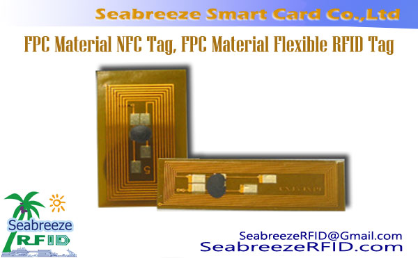 FPC Material Fleksebla NFC-Etikedo, FPC-Materiala Fleksebla RFID-etikedo