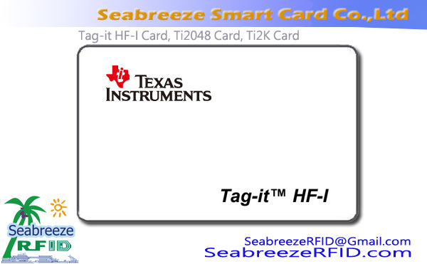 Tag-it HF-I Chip Card, Ti2048 Çip Kartı, Ti2K Çip Kartı