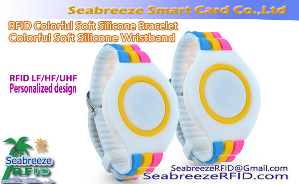 Soft צבעוני צמיד סיליקון, צמיד סיליקון RFID צבעוני, צמיד סיליקון צבעוני NFC