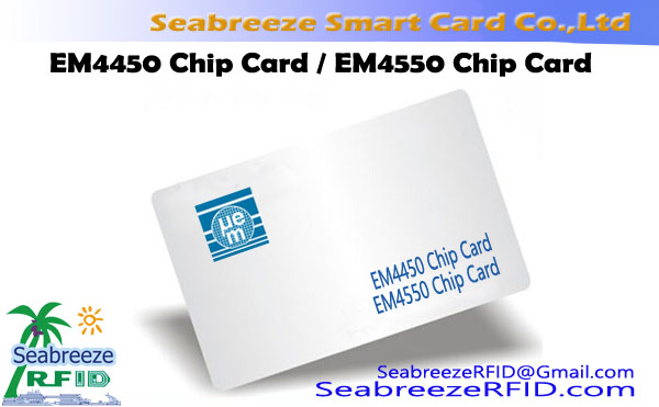Cartão Chip EM4450, Cartão Chip EM4550