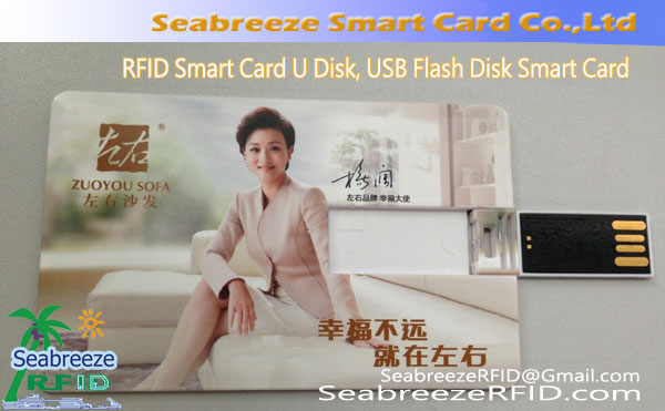 RFID Smart Card U Disk, USB Flash Disk Smart Card