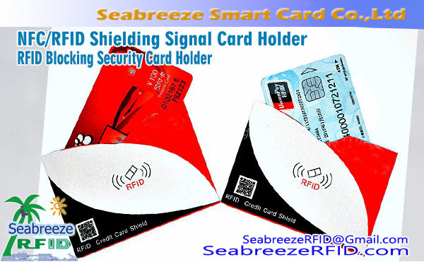 NFC/RFID Shielding Signal Card Holder, RFID Blocking Security Card Holder