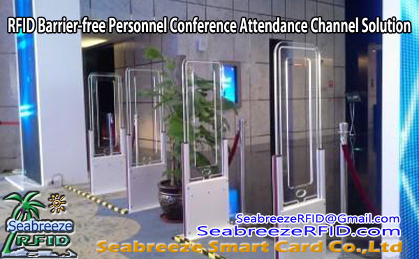 RFID Barrier-free Personnel Conference Attendance Channel Gate Solution