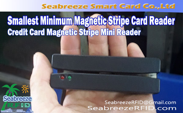 Smallest Minimum Magnetic Stripe Card Reader, Credit Card Magnetic Stripe Mini Reader