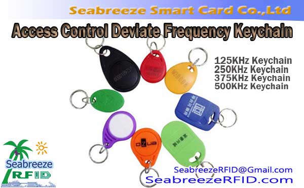 Access Control Diviate Frequency Keychain, 250KHz Keychain, 375KHz Keychain, 500KHz Keychain
