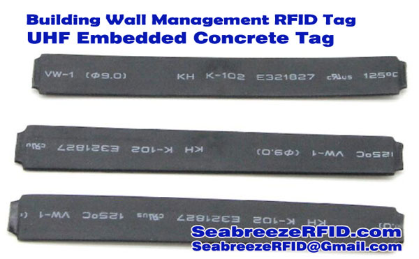 RFID Cement Tag, Bouwmuur Beheer RFID Tag, RFID Embedded Concrete Tag