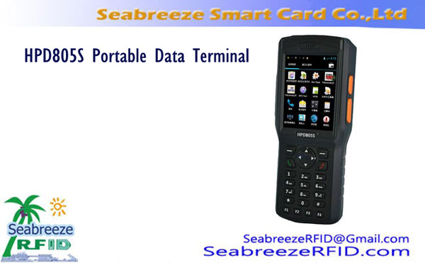 Terminal momba ny data momba ny tànana RFID, RFID Barcode Portable Data Terminal