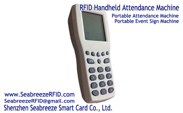 Mesin Kehadiran RFID pegangan tangan, Mudah alih Mesin Kehadiran, Portable Event Mesin Daftar masuk