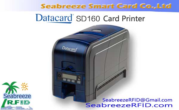 Datacard SD160 Принтери яктарафаи корти ID пластикӣ
