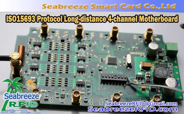 Protocolo ISO 15693 de alta potencia de larga distancia multi-antena de la placa base de 4 canales