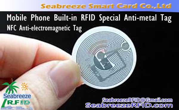 Mobilný telefón Vstavaný RFID špeciálnu Anti-kovové Tag