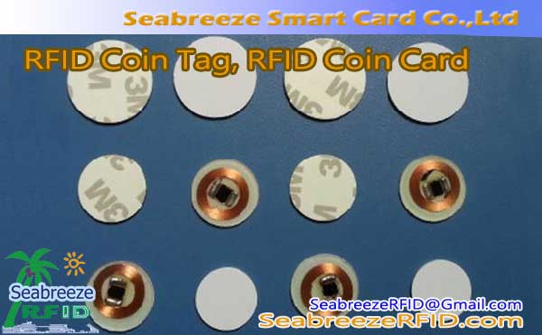 RFID標籤硬幣, RFID錢幣卡, AIDC硬幣標籤