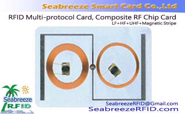 Scheda Multi-frequenza, RFID multiprotocollo scheda, Composito RF Chip Card