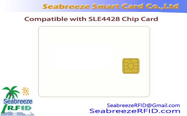 Kompatibel med SLE4428 Chip-kort, SHJ4428 Kontakt Chip-kort