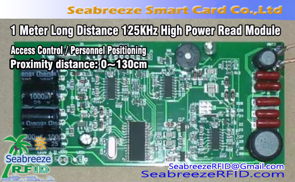 1 Meter Long Distance 125KHz High Power Read Module for Access Control and Personnel Positioning