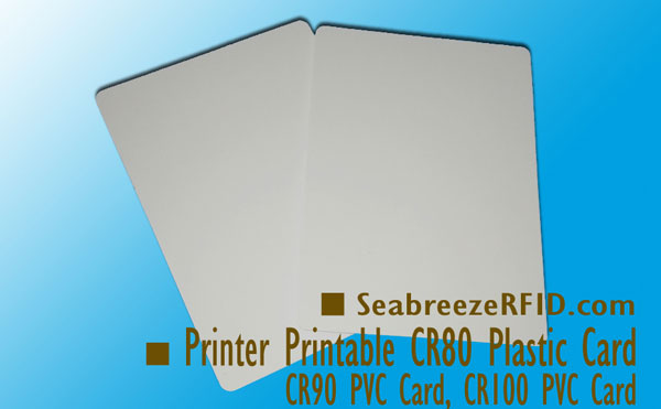 Printer printable CR80 PVC Card, Kely plastika vita pirinty CR90, Kely plastika vita pirinty CR100