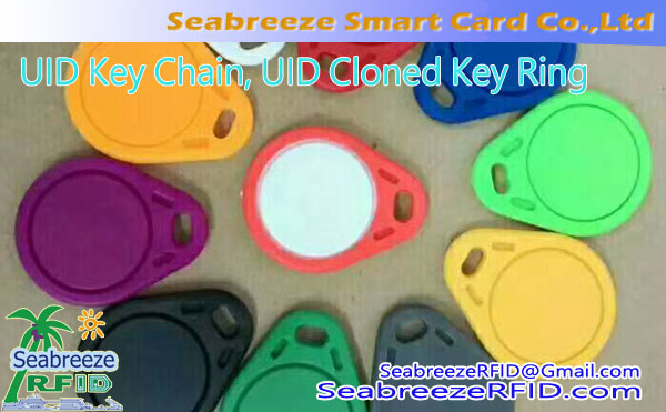 UID Key Chain, Zapisljiva veriga za ključe za nadzor dostopa UID, 0 Sektor lahko izrazi UID obeski za ključe