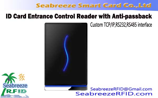 ID Card Entrance Control Reader kwa Anti-passback, Custom TCP / IP, RS232, RS485 Interface