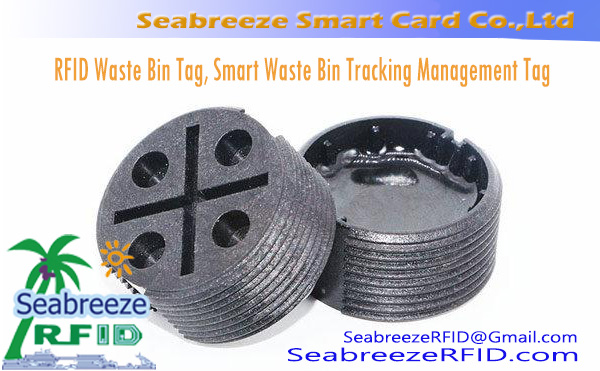 RFID Waste Bin Tag, RFID Waste Bin Management Tag, Smart Waste Bin Tracking Management Tag