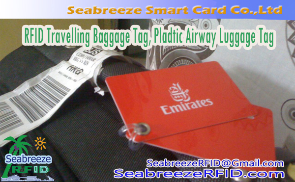 Etichetta RFID per i bagaglii di viaghju, Etichetta per i bagagli di Pladtic Airway, Etichetta per i bagagli UHF Airway