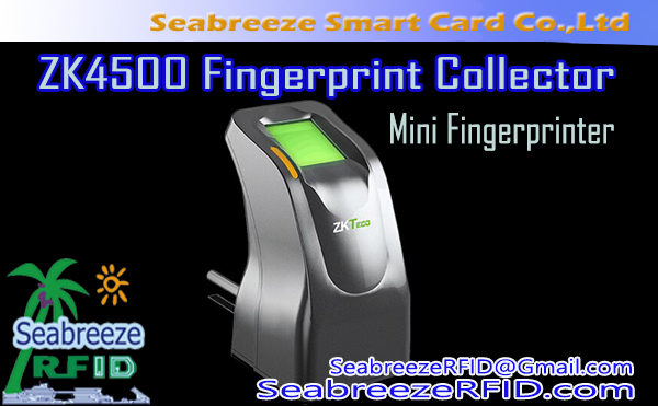 ZK4500 Fingerprinter, ZK4500 Fingerprint Scanner, ZK4500 Fingerprint Collector, Mini Fingerprint Collector