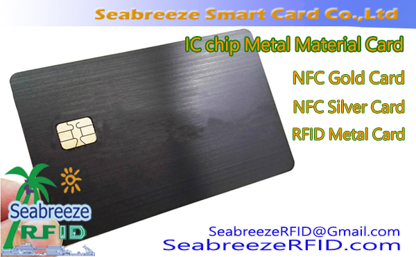NFC Gold Card, NFC Silver Card, RFID Metal Card, IC chip Metal Material Card