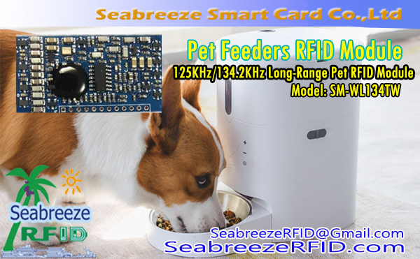 RFID Module for Pet Feeders, 125KHz/134.2KHz Long-Range Pet ID Chip Recognition Module
